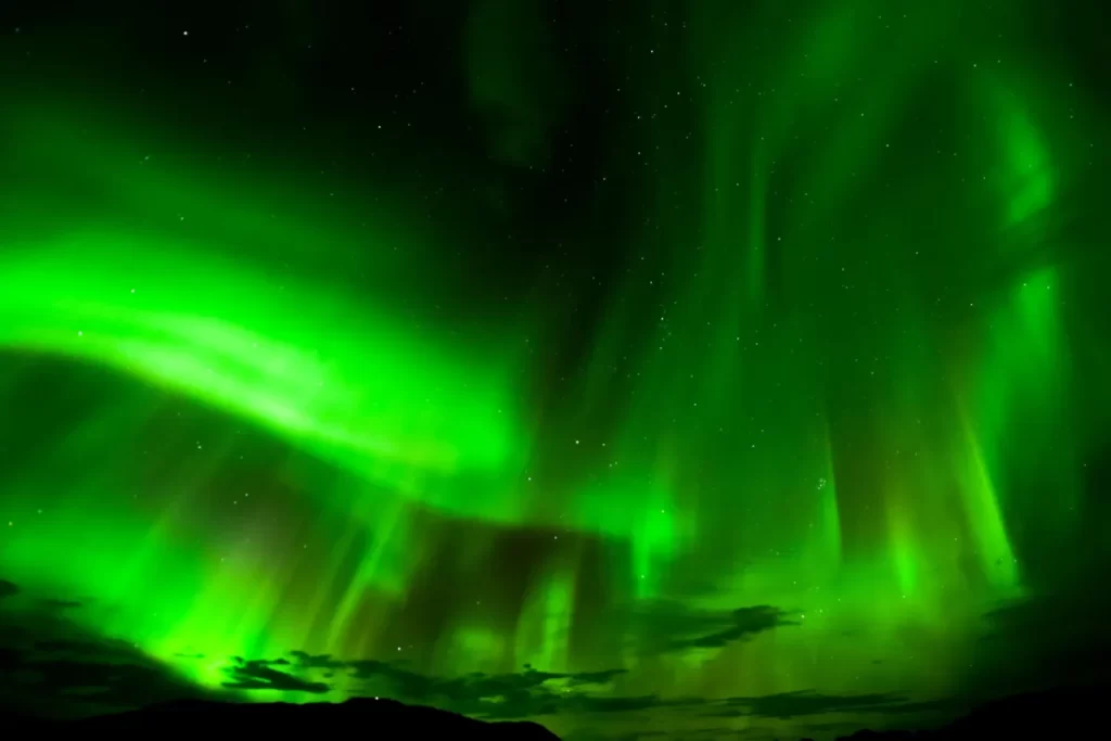 northern lights in Lofoten in September