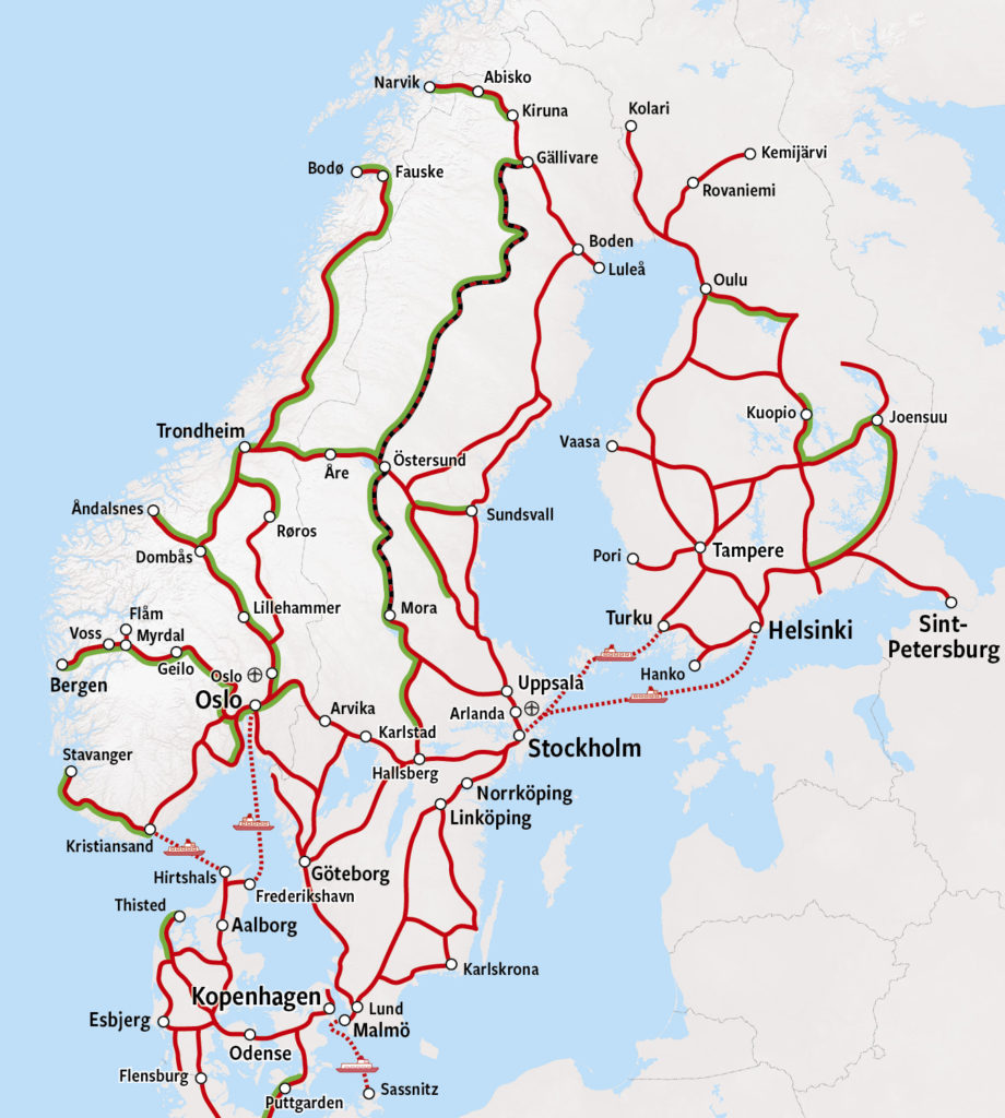 Train map Scandinavia_happy rail.com