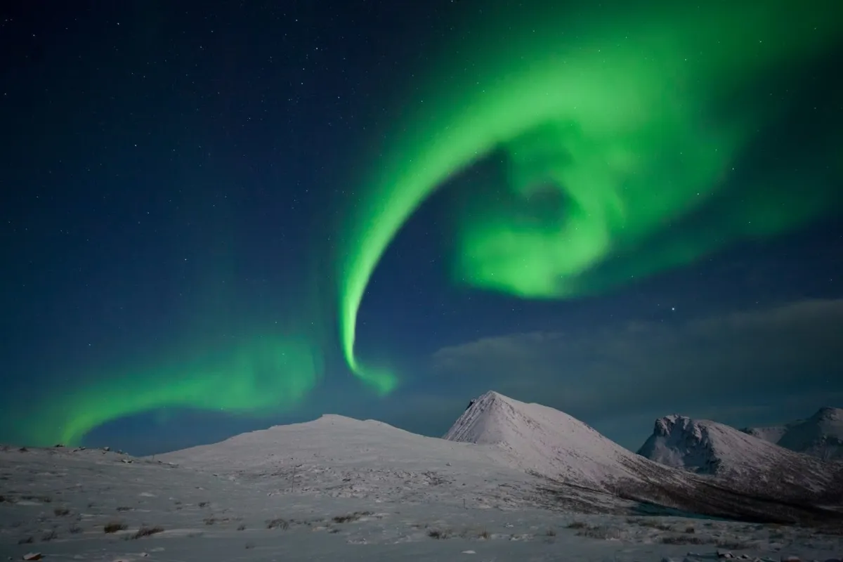 Northern lights in Tromso, Norway