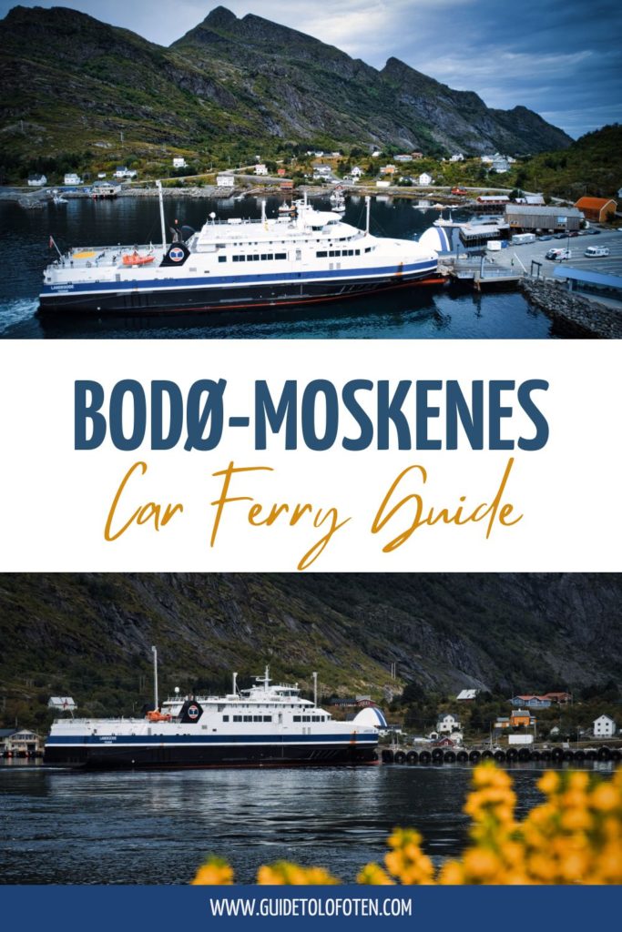 Bodo-Moskenes Ferry Lofoten PIN1