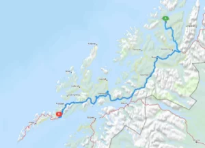Tromso to Lofoten via mainland by car