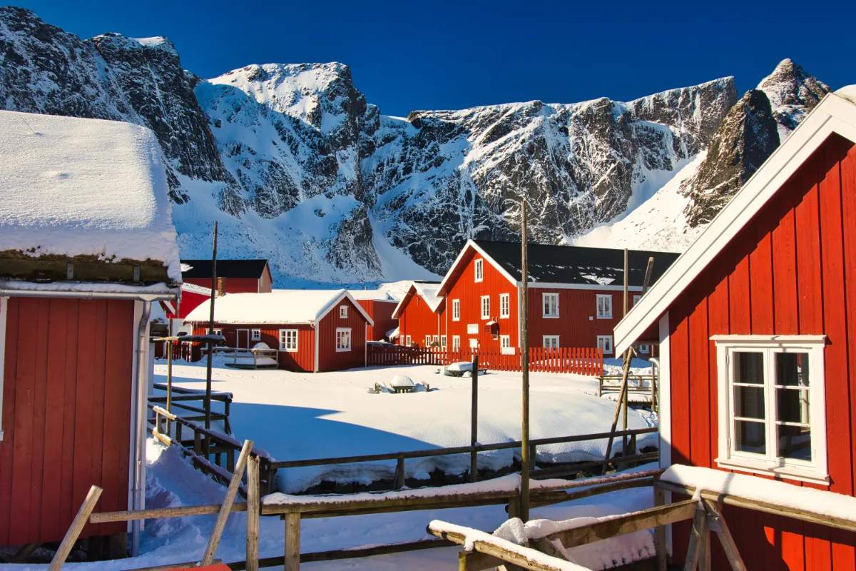 Reine rorbuer in Reine, Lofoten