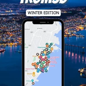 Interactive tourist map of Tromsø in winter: Best activities providers, accommodation, restaurants and spots to view the northern lights in the vicinity of the city