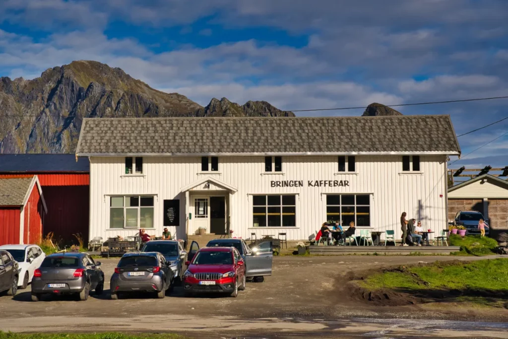 Bringen cafe in Reine Lofoten