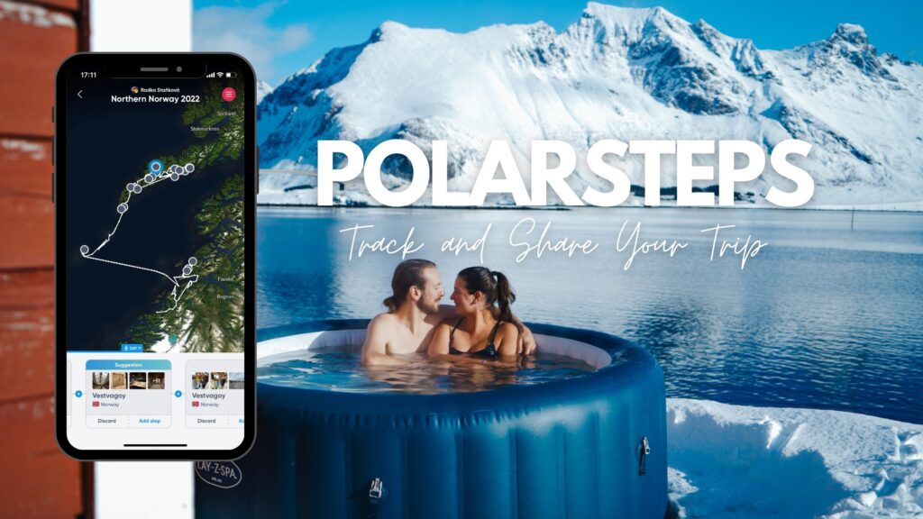 Handy apps for traveling in Norway: Polarsteps to track your trip and share it with others
