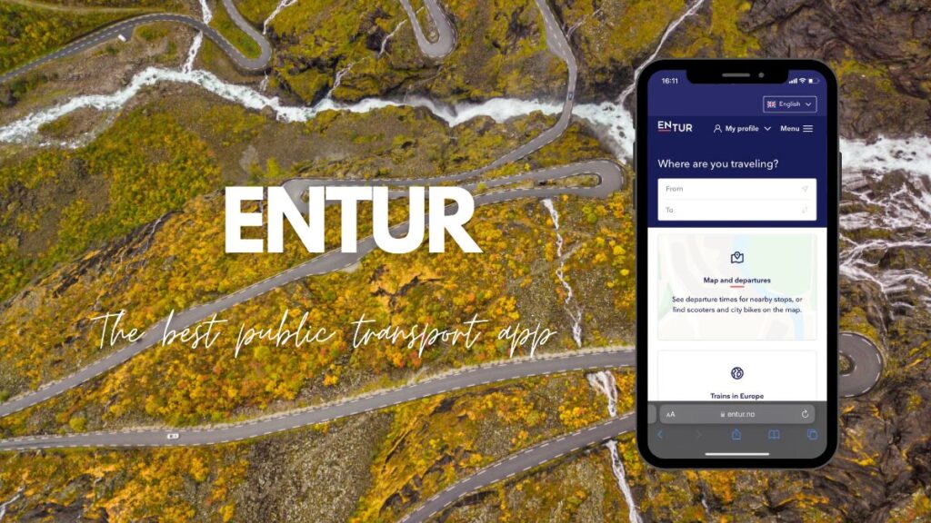 best apps for travelling in norway: Entur is the best app for planning a trip by public transport
