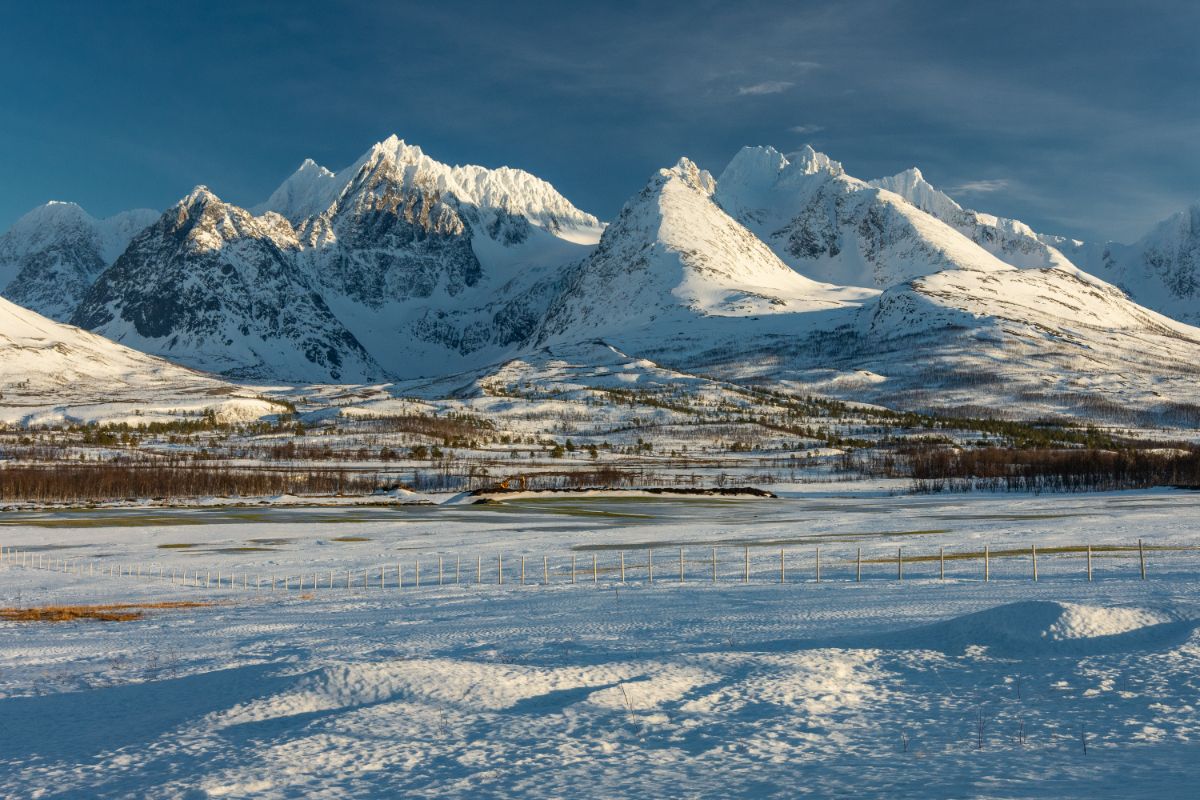 The Lyngen Alps close to Tromsø