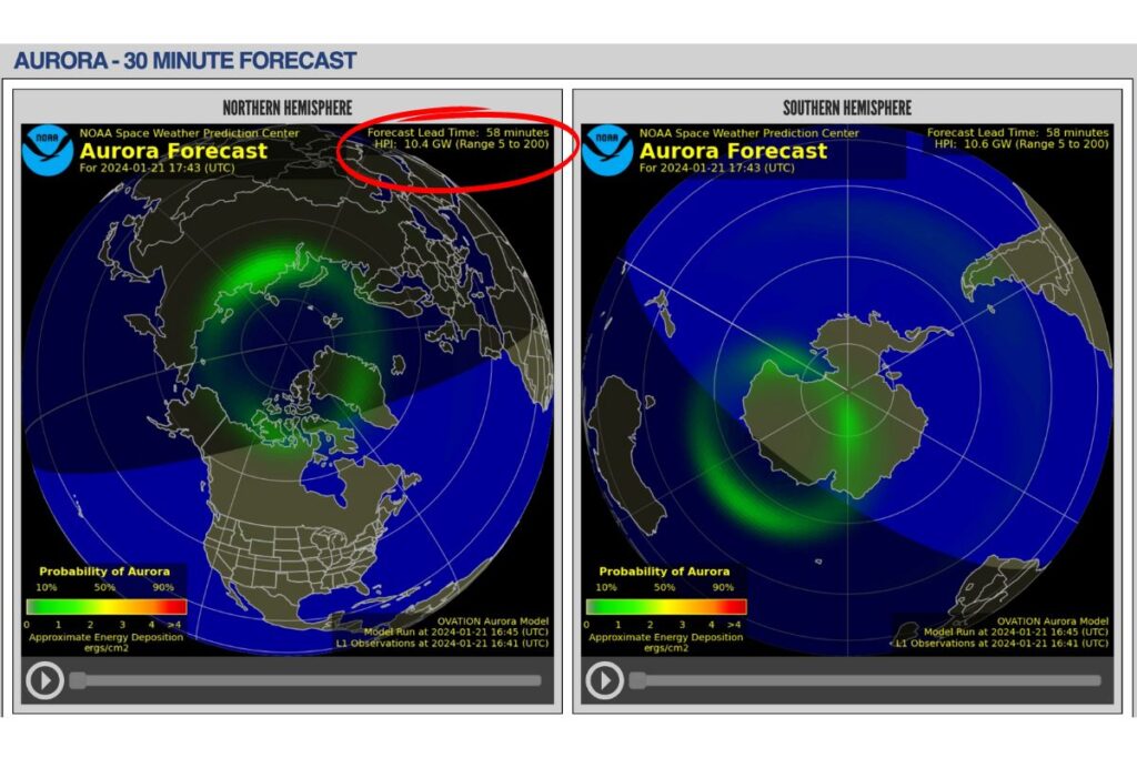 Best Aurora Alerts App 30 minutes aurora forecast explained