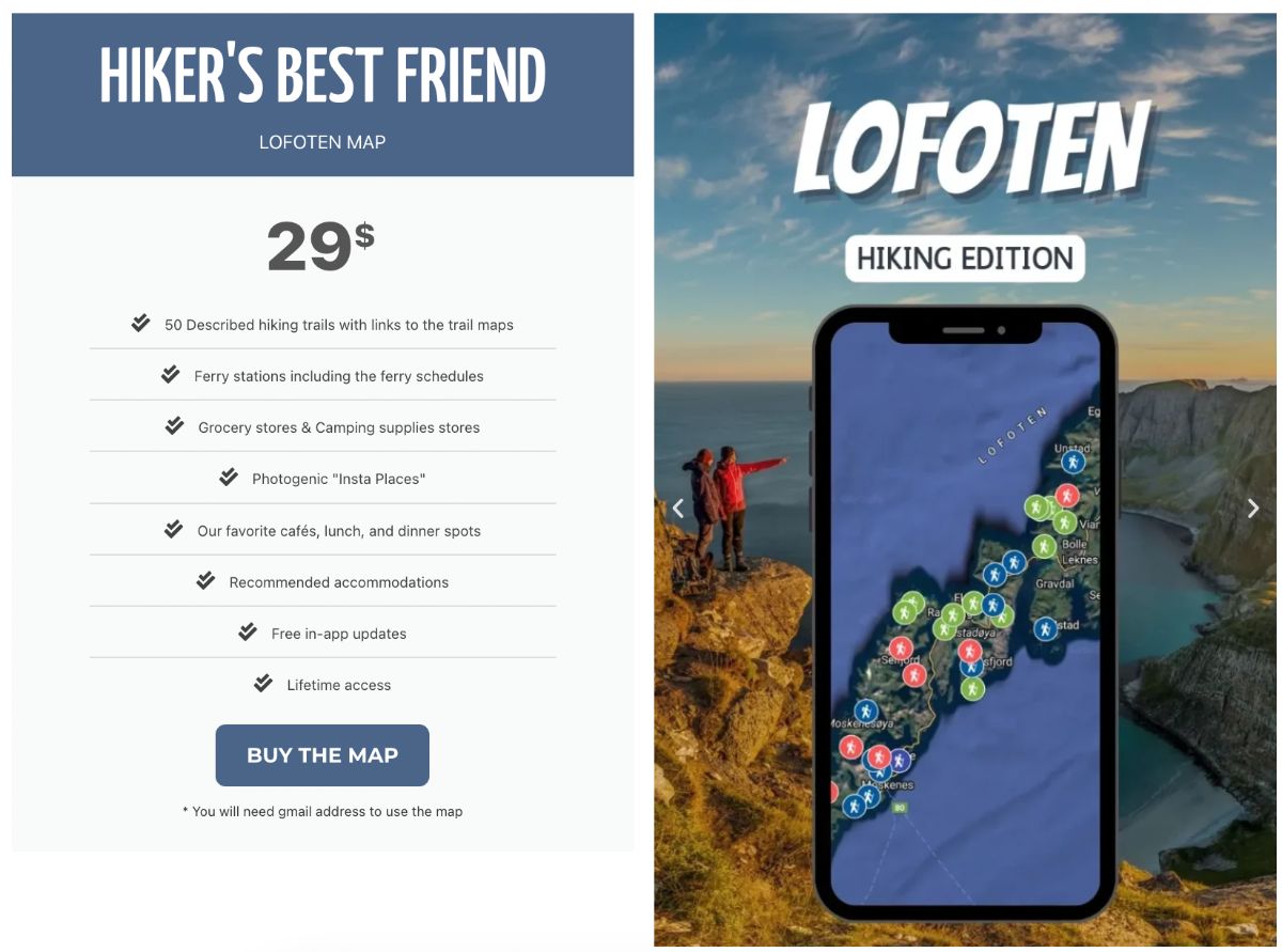 best hikes in lofoten_ interactive hiking map of the lofoten islands_0