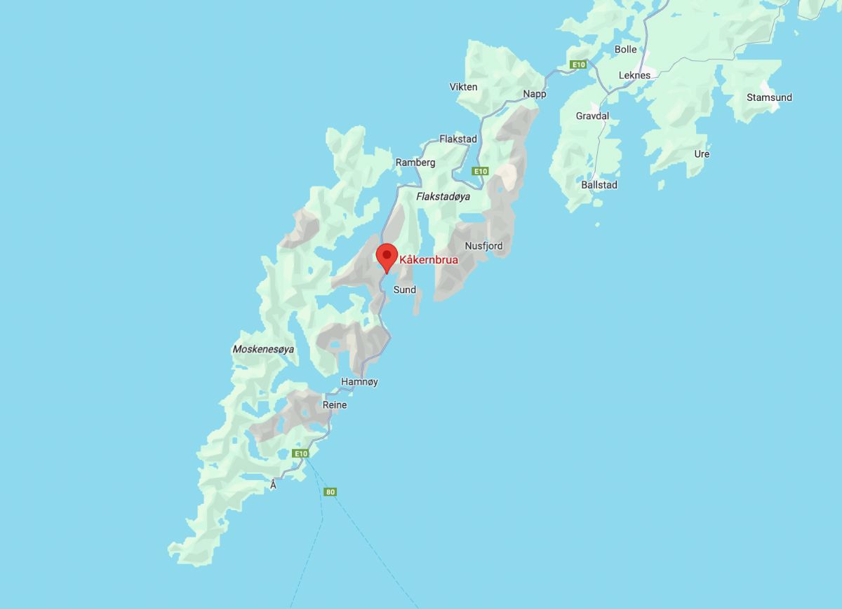 Live webcams in Lofoten: Kåkernbrua Bridge