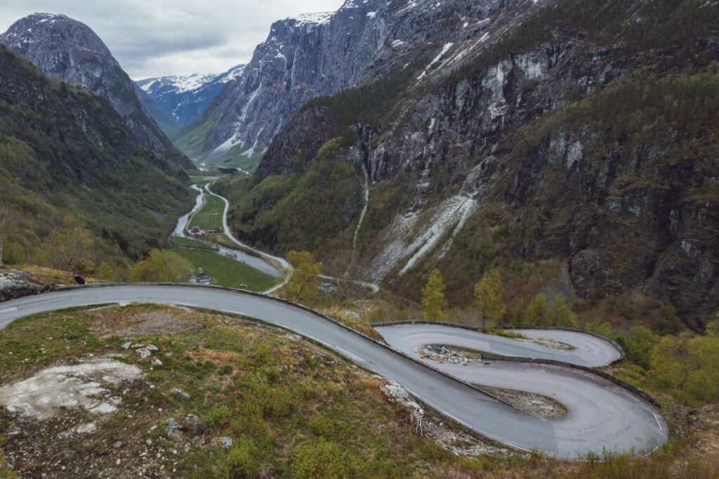 Stalheimskleiva used to be the highlight of the busride between Gudvangen and Voss on Norway in a Nutshell Route