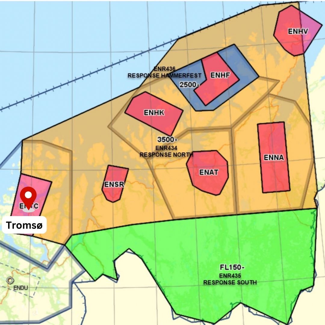 Tromsø drone flying restrictions during Cold response military exercise 2024