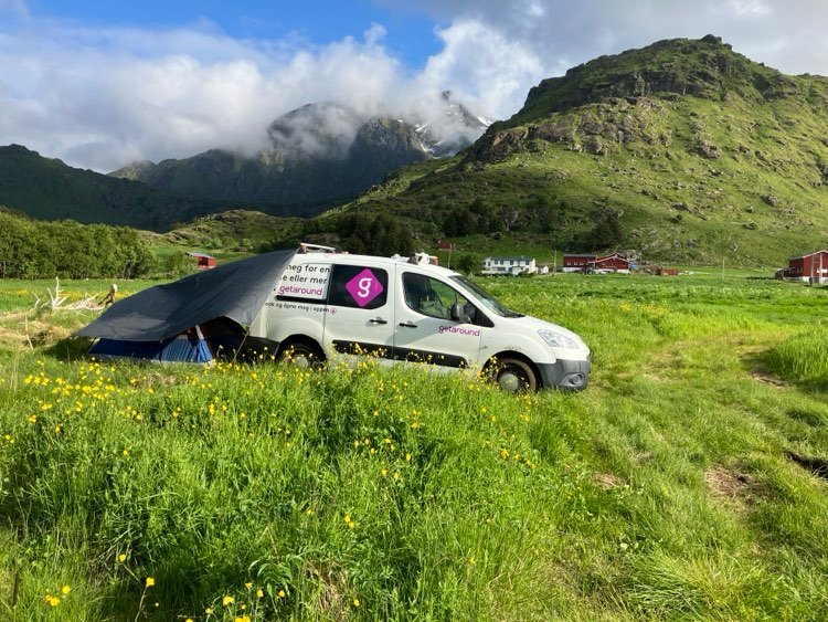 Illegal camping and parking in Lofoten