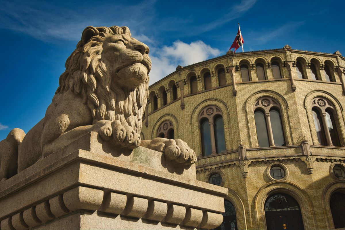 Stortinget in Oslo, Norway