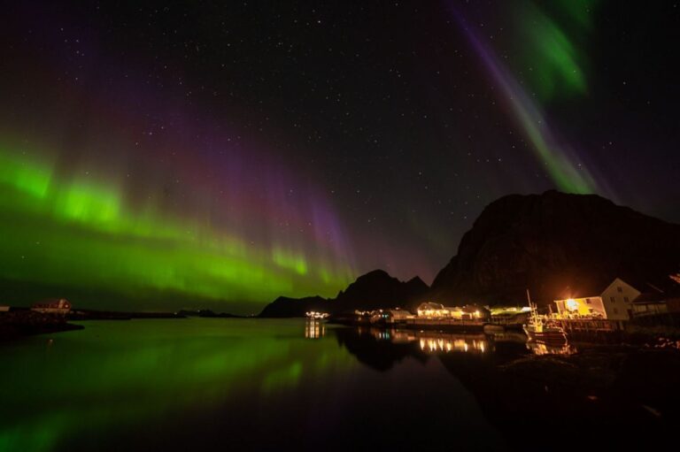 northern lights tour from Reine Lofoten