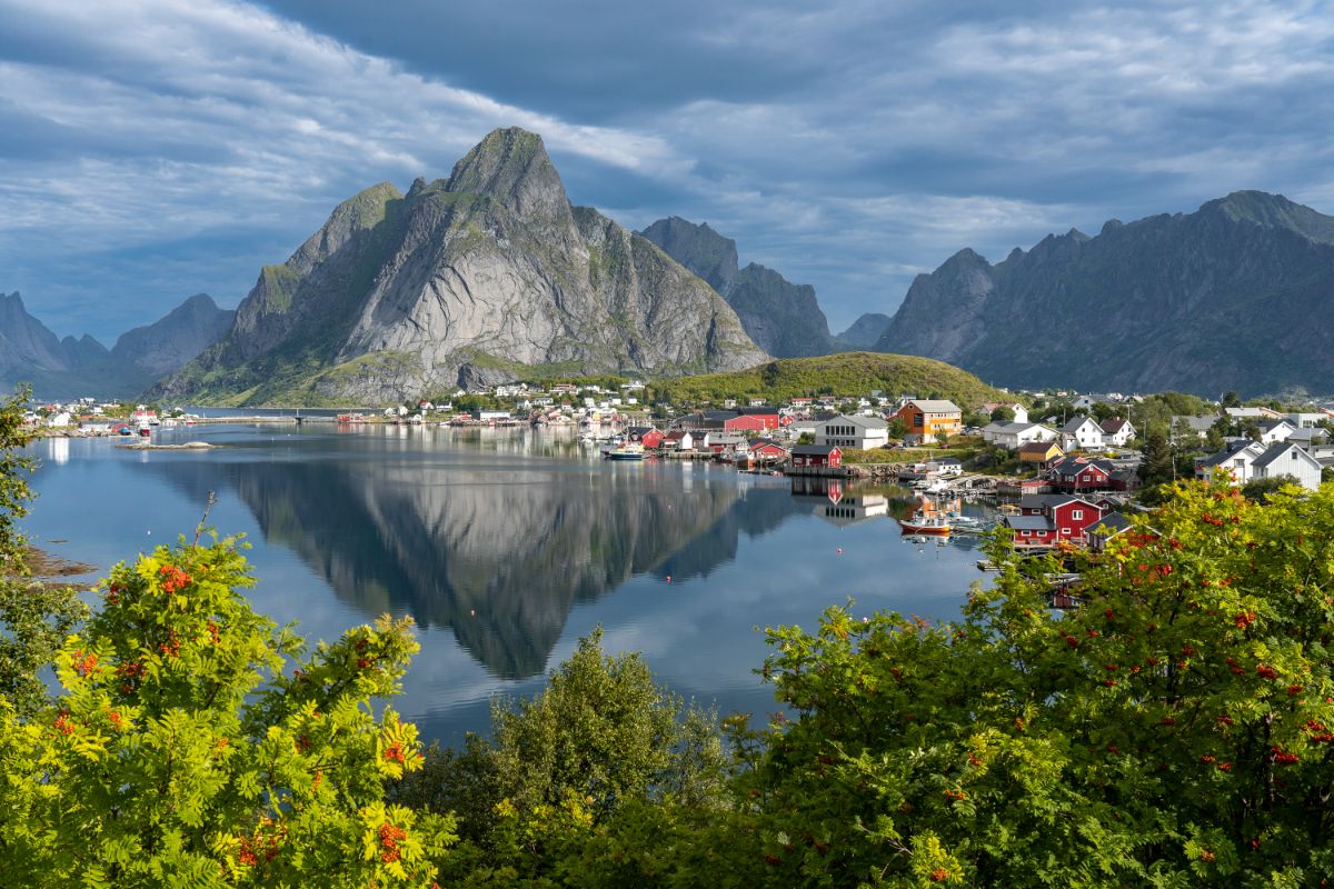 wethaer in Lofoten in August