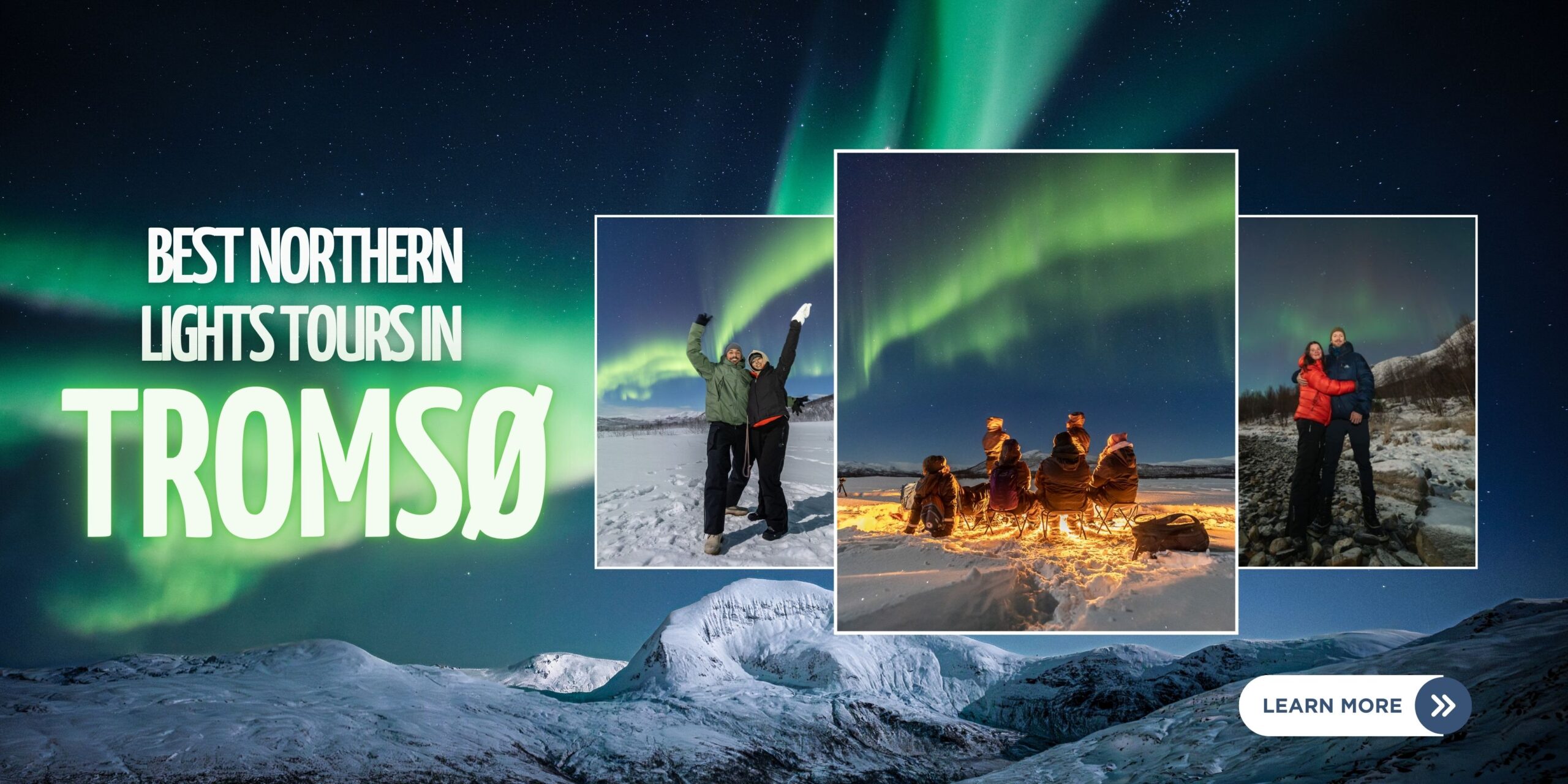 Best northern lights tours in Tromso banner