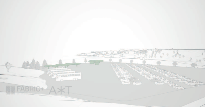 Proposed parking for the cable car to Reinebringen