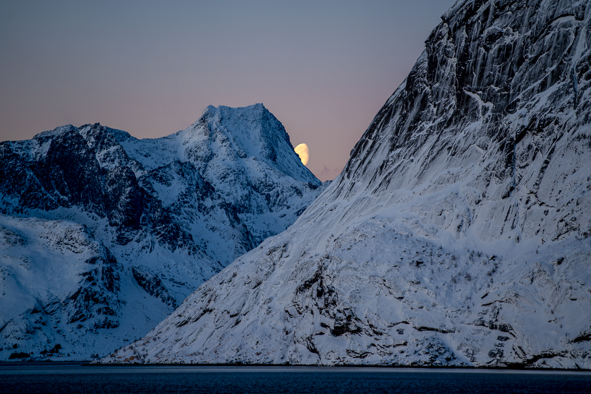 Lofoten in winter December 2