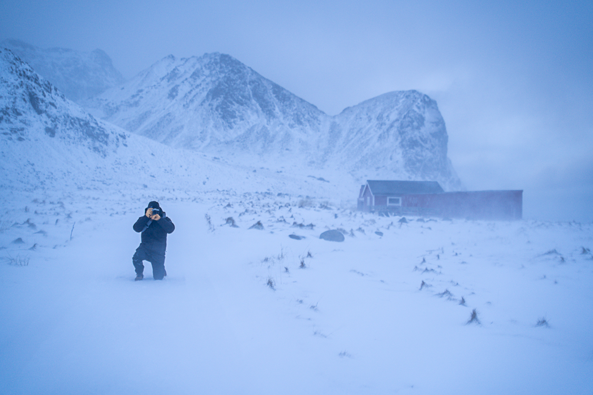 Lofoten in winter January 2