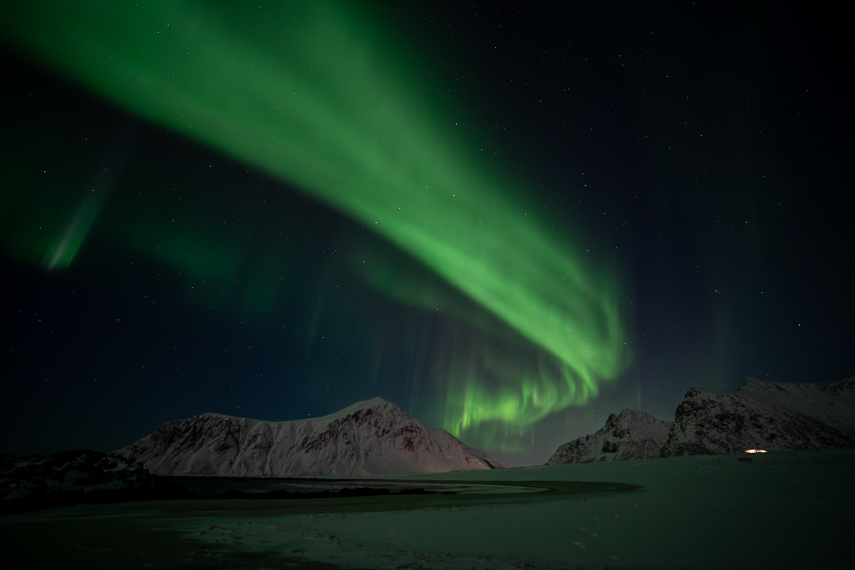 Lofoten in winter January