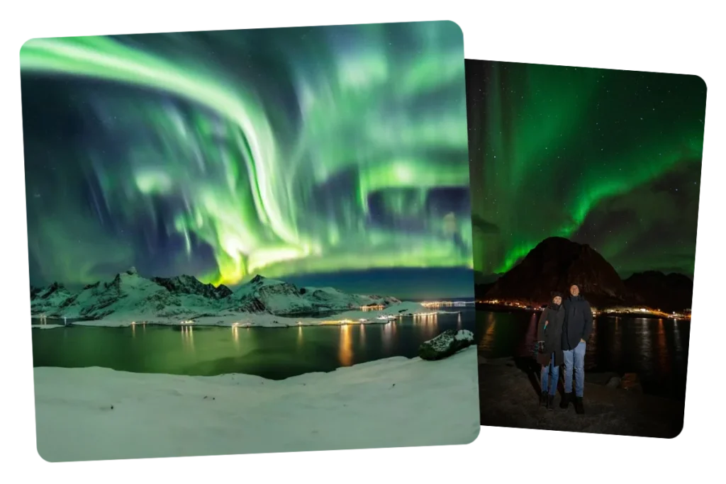 private aurora northern lights tour guide to lofoten