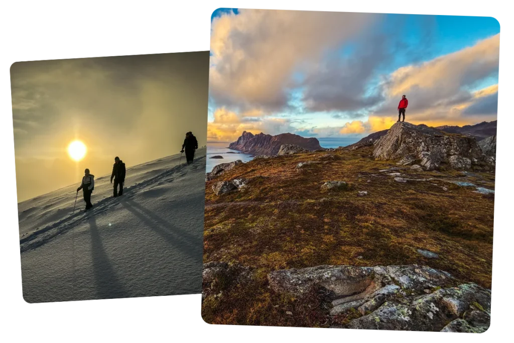 private hiking tour lofoten guide2