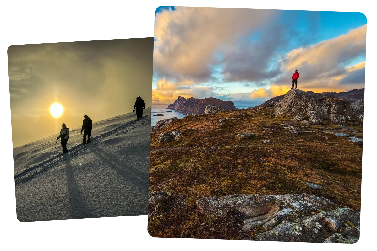 private hiking tour lofoten guide2